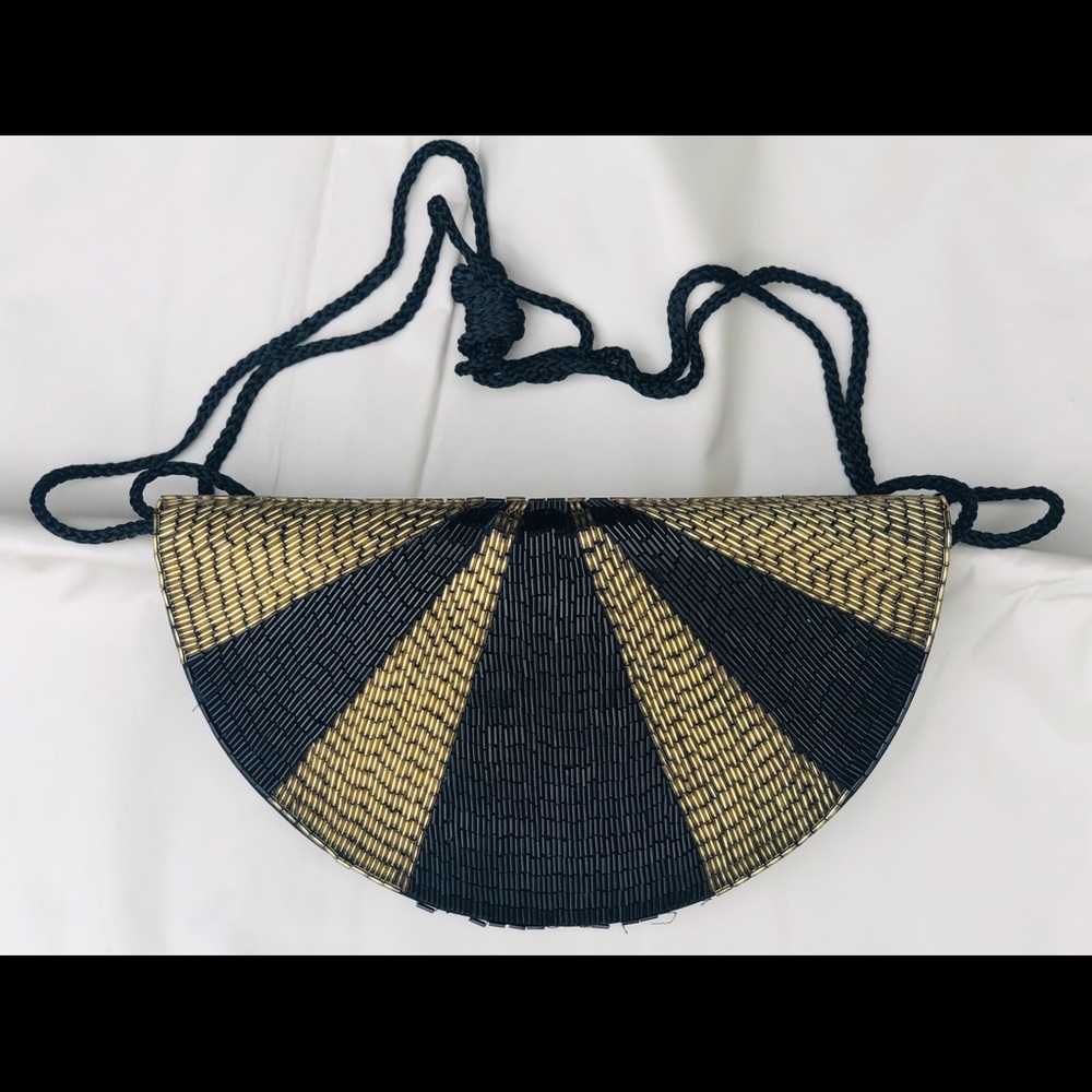 Black & Gold Vintage clutch